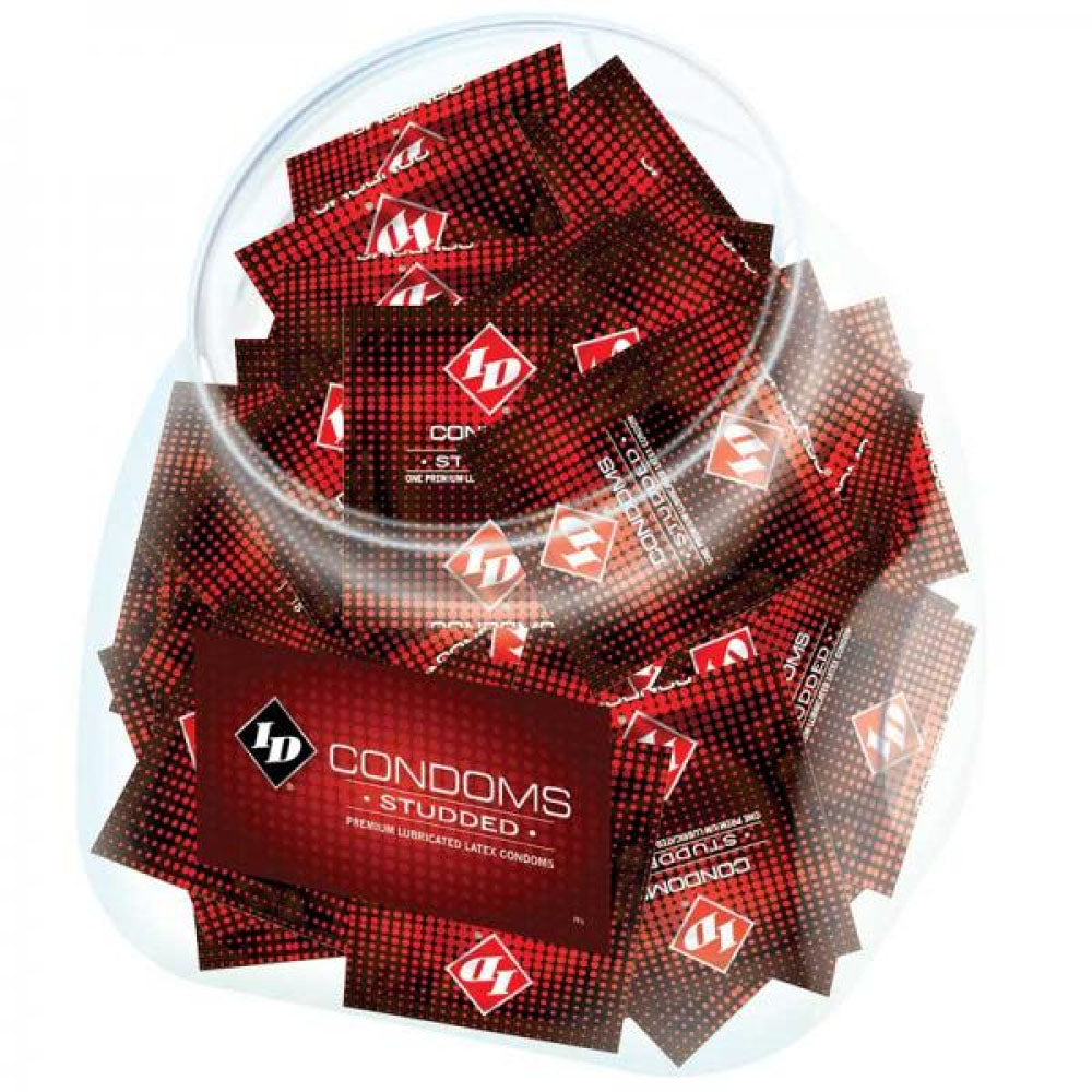 Studded Condom Jar Of 144 | 761236110238 | Discreet Personal Wellness
