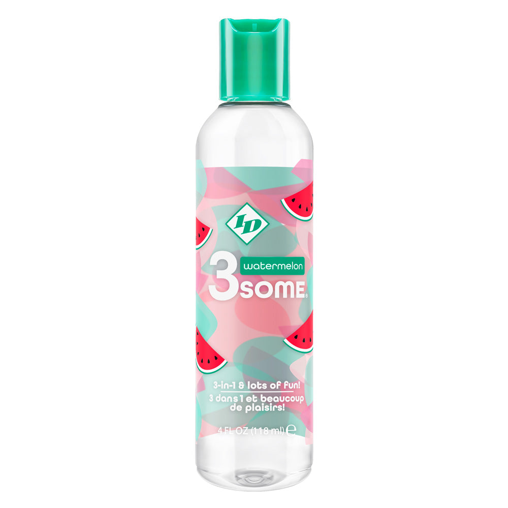 Id 3Some Watermelon Lube 4 oz. | 761236902826 | Discreet Personal Wellness