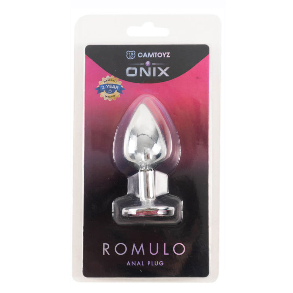 Onix Silver Romulo Anal Plug | 7707674730754 | Discreet Personal Wellness