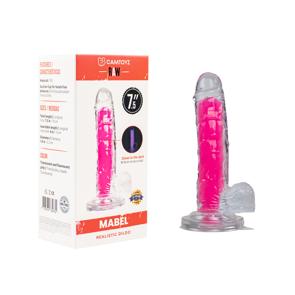 Raw Mabel 7.5" Realistic Dildo | 7707674732772 | Discreet Personal Wellness