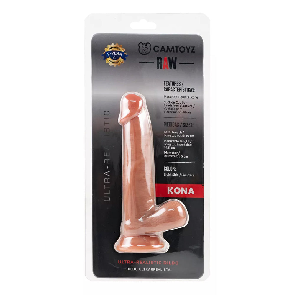 Raw Kona 5.5" Ultra Realistic Dildo | 7707674734936 | Discreet Personal Wellness