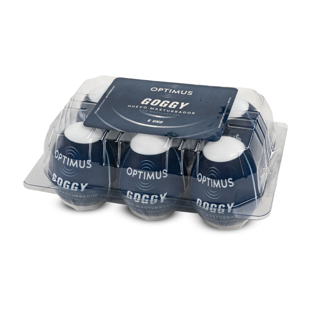 Optimus Goggy Masturbator Egg 6Ct | 7707674734967 | Discreet Personal Wellness