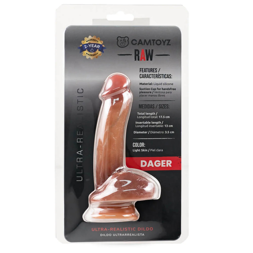 Raw Dager 5" Ultra Realistic Dildo | 7707674735353 | Discreet Personal Wellness