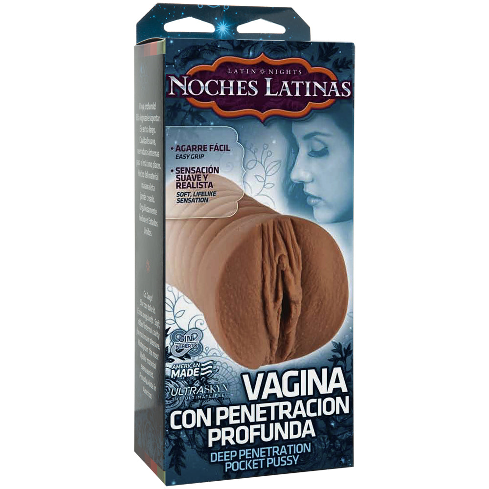 Noches Latinas - ULTRASKYN Vagina Con Penetracion Profunda Caramel | 782421007515 | Discreet Personal Wellness