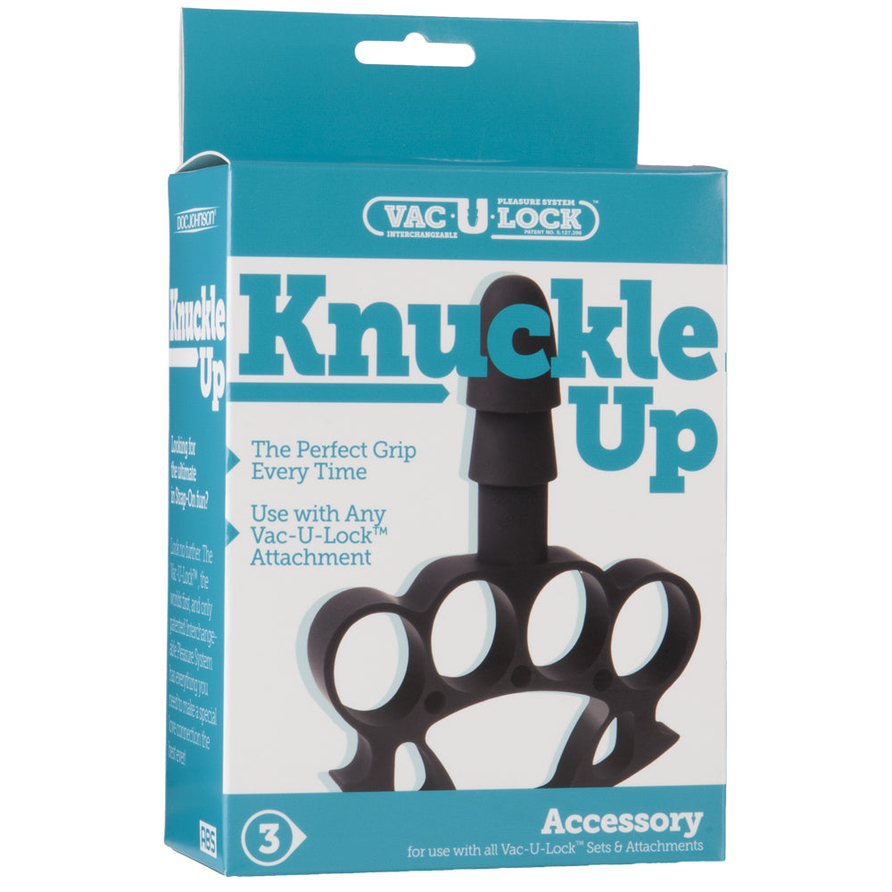 Vac-U-Lock - Knuckle Up Black | 782421011277 | Discreet Personal Wellness