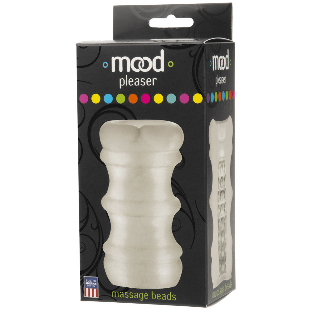 Mood - ULTRASKYN Stroker - Pleaser - Massage Beads Frost | 782421013622 | Discreet Personal Wellness
