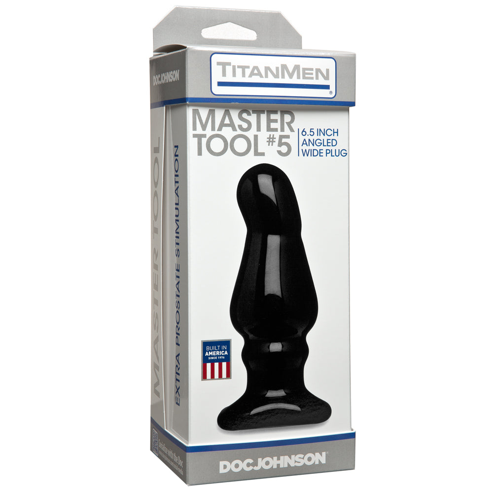 Titanmen - Master Tool #5 Black | 782421014216 | Discreet Personal Wellness