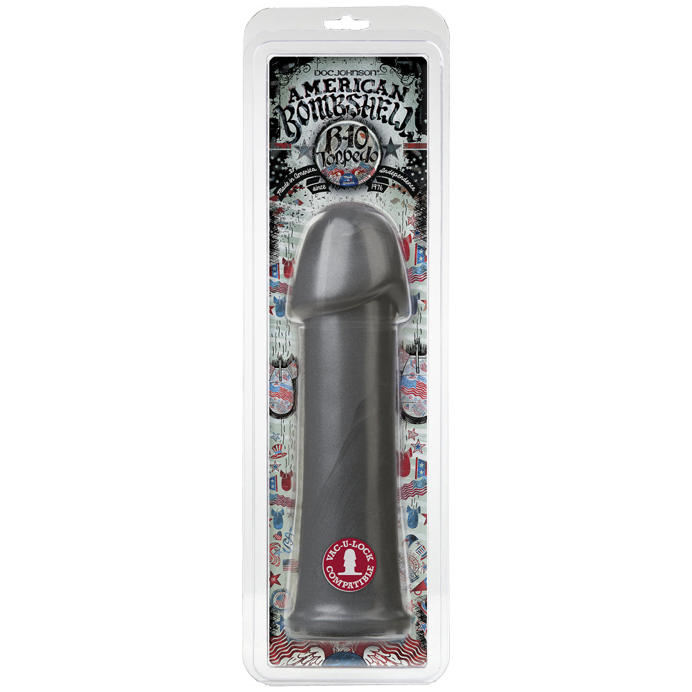 American Bombshell - B-10 Torpedo Gun Metal | 782421017507 | Discreet Personal Wellness