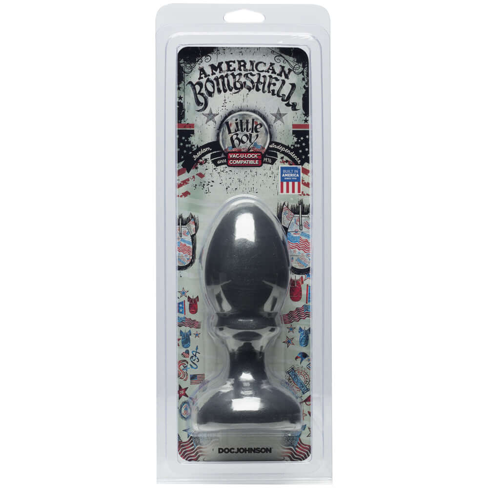 American Bombshell - Little Boy Gun Metal | 782421018252 | Discreet Personal Wellness