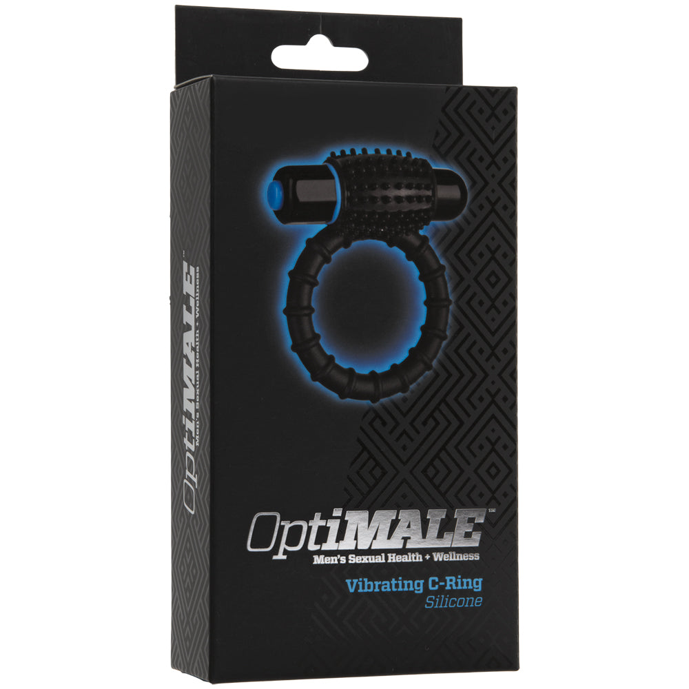 Optimale &ndash; Vibrating C-Ring Black | 782421020422 | Discreet Personal Wellness