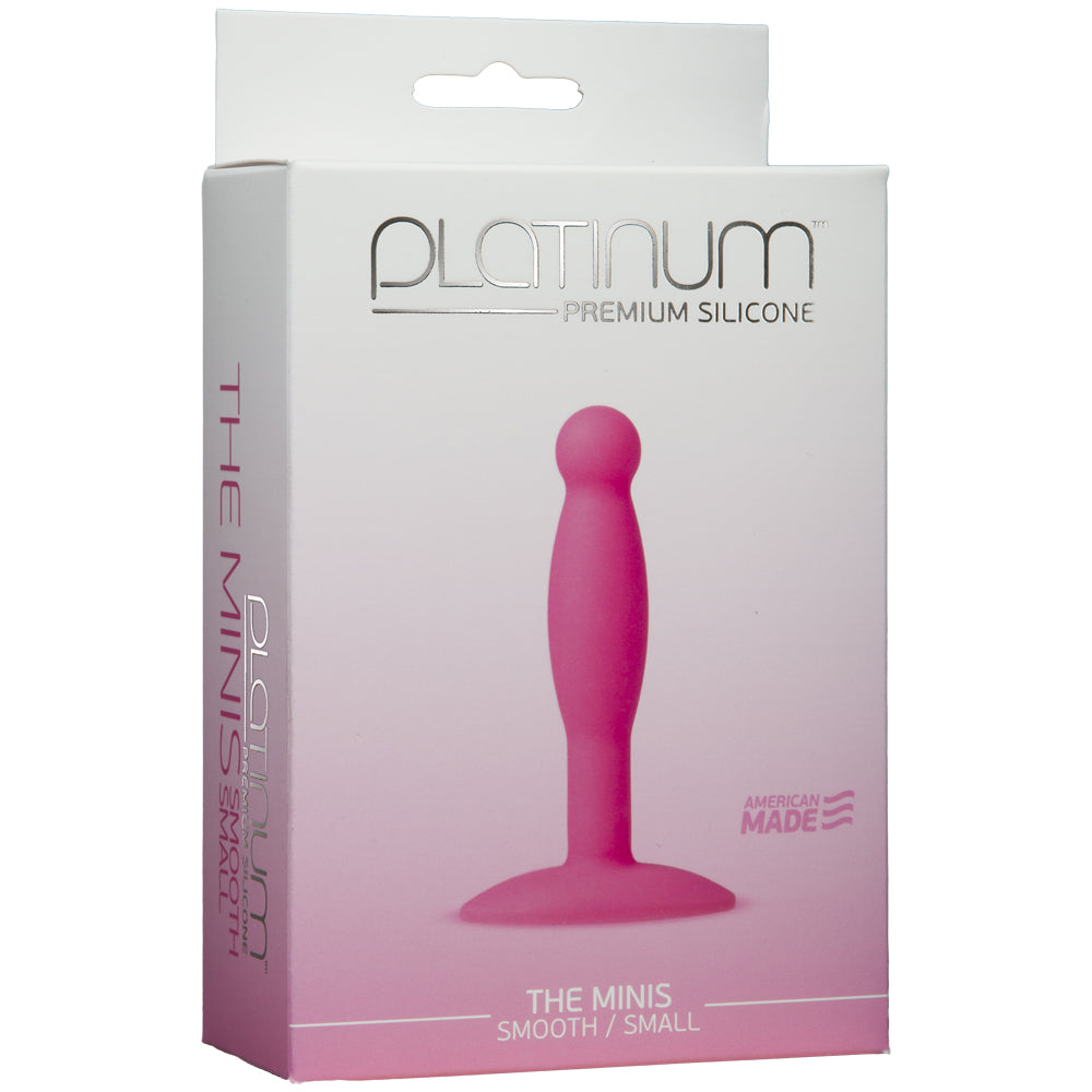 Platinum Premium Silicone - The Minis - Smooth - Small Pink | 782421020972 | Discreet Personal Wellness