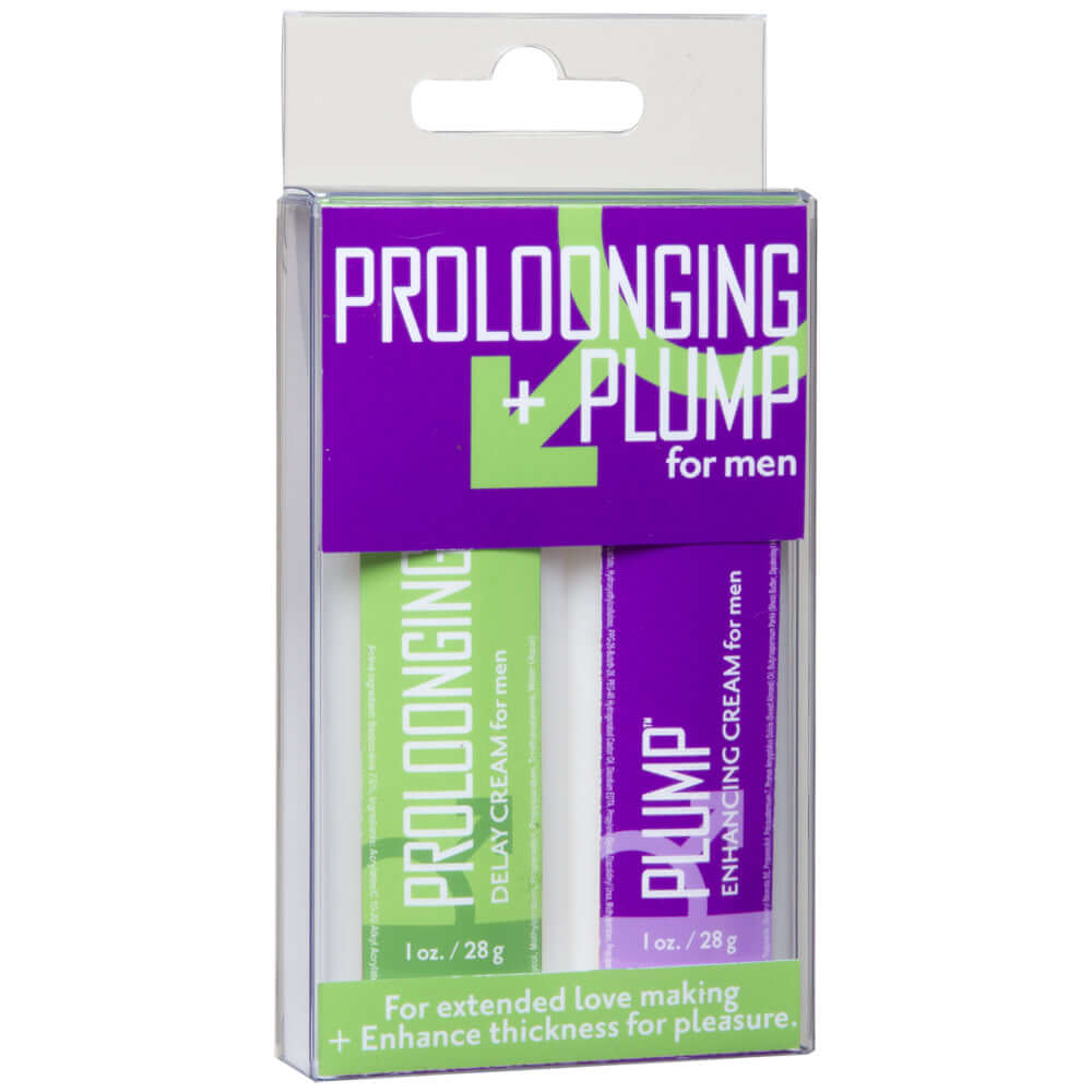Proloonging + Plump - For Men - 2 Pack | 782421024093 | Discreet Personal Wellness