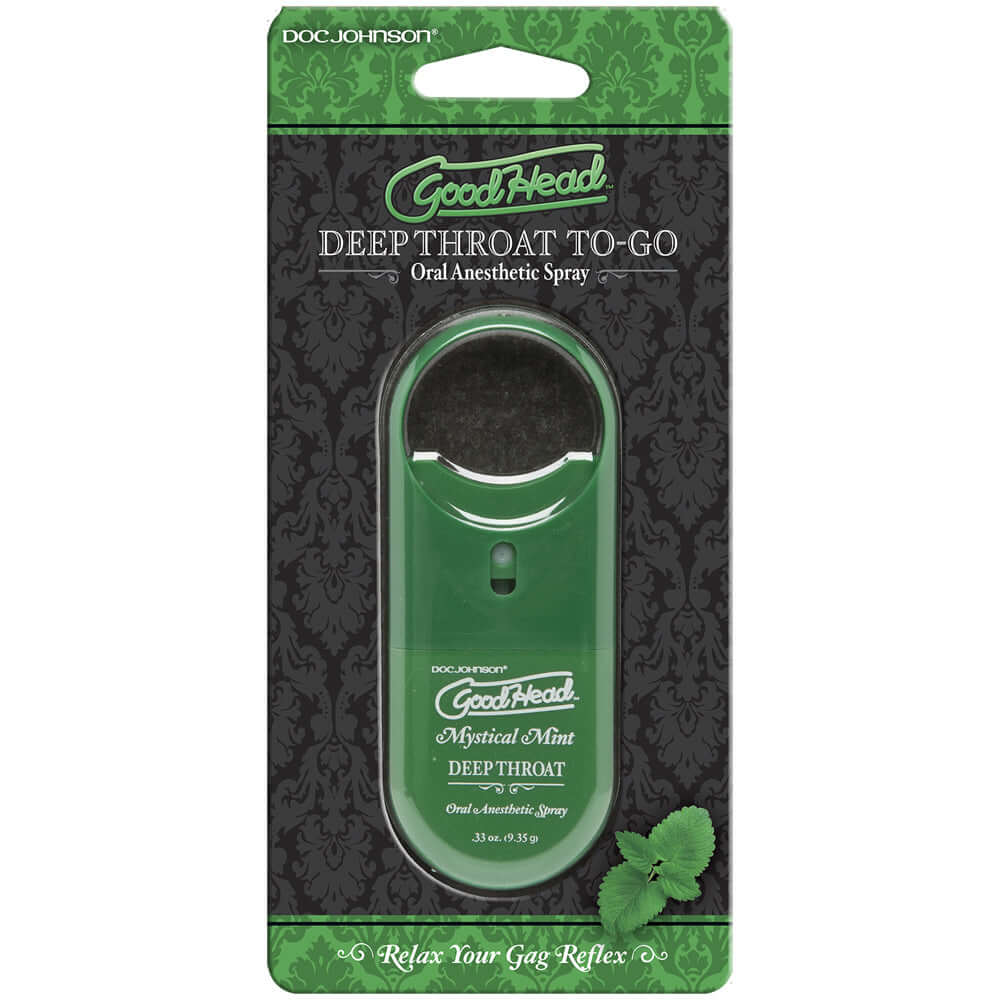 Goodhead Deep Oral Spray To-Go &ndash; Mystical Mint - .33 oz. | 782421026639 | Discreet Personal Wellness