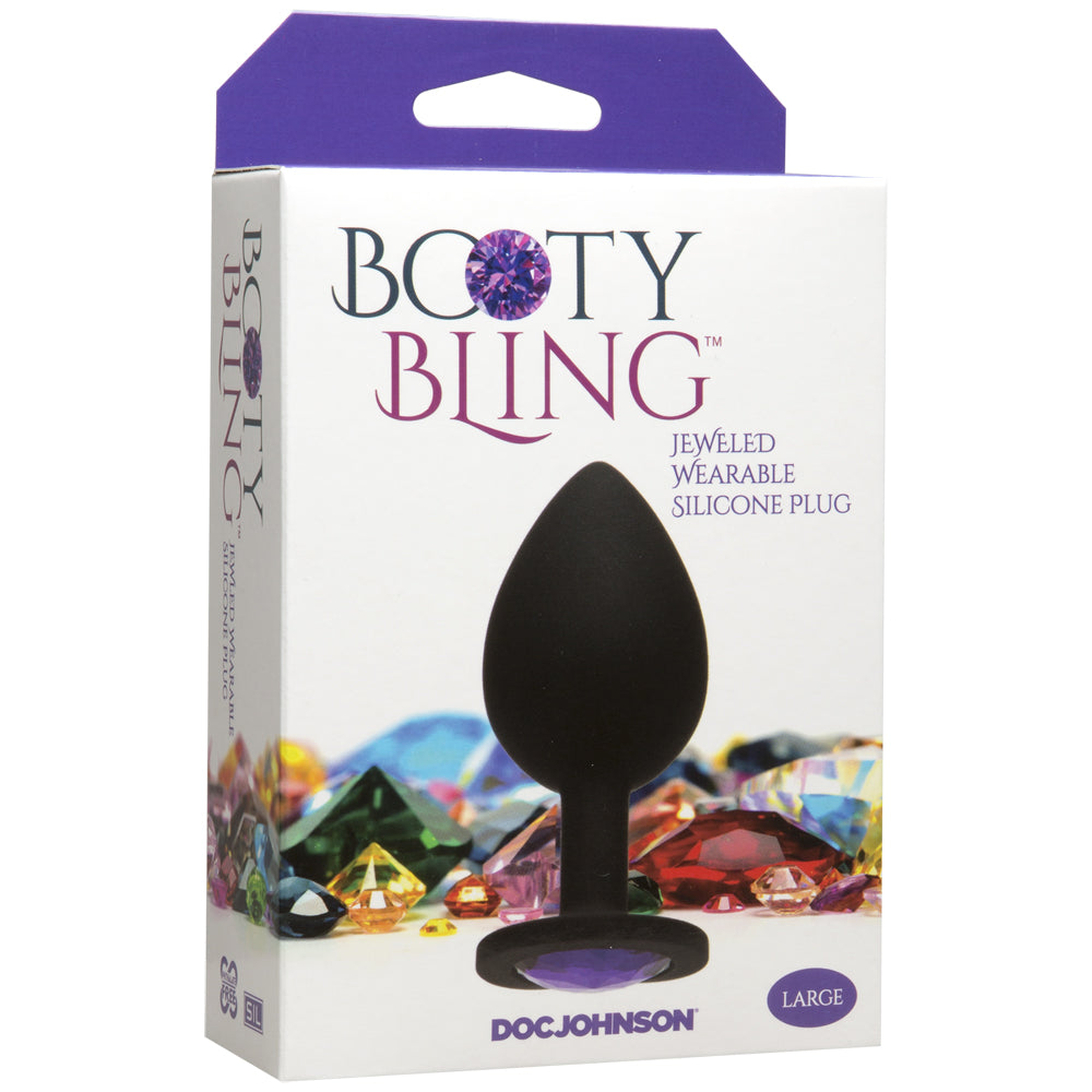 Booty Bling Large Purple | 782421055073 | Discreet Personal Wellness