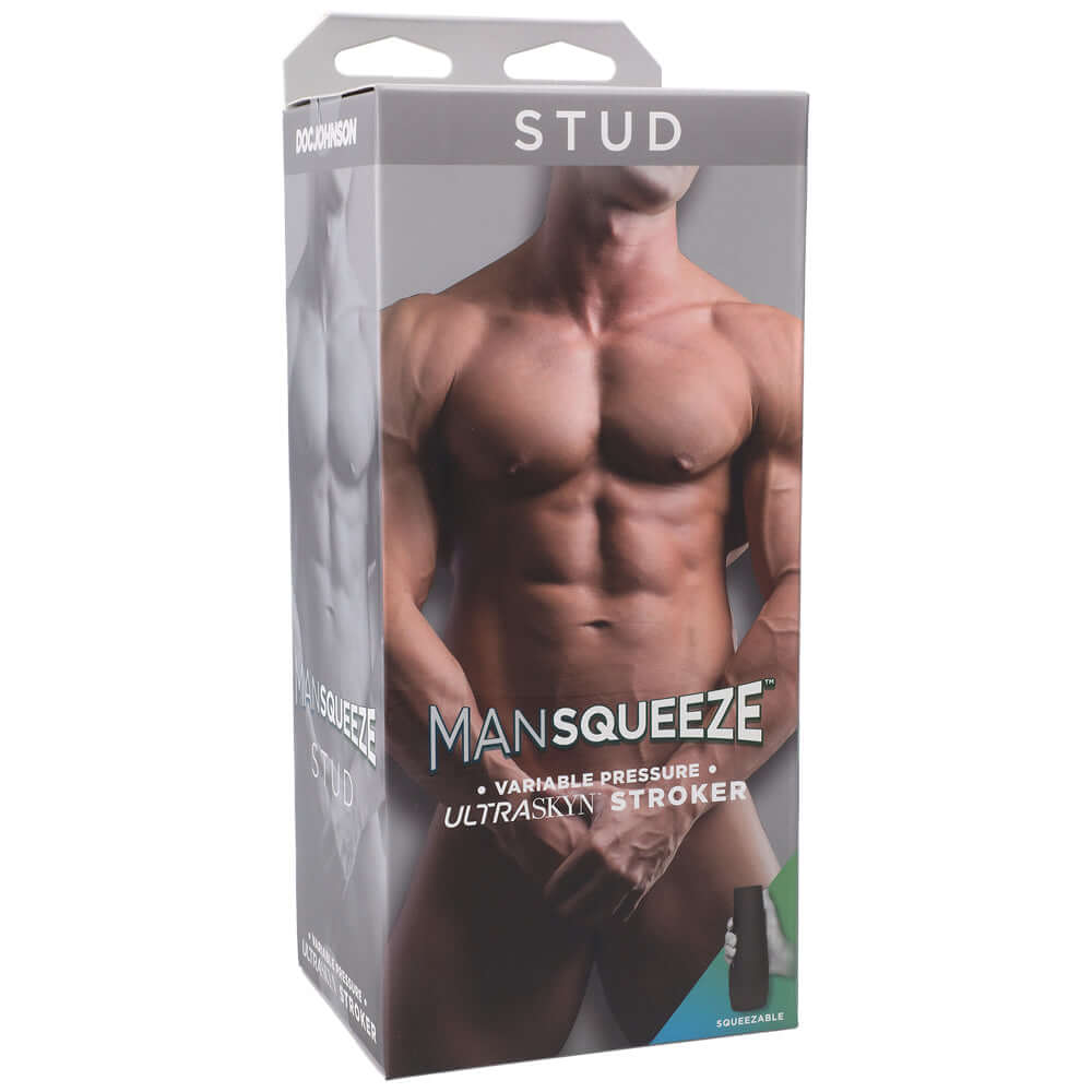Man Squeeze Stud ULTRASKYN Stroker Ass Vanilla | 782421069209 | Discreet Personal Wellness