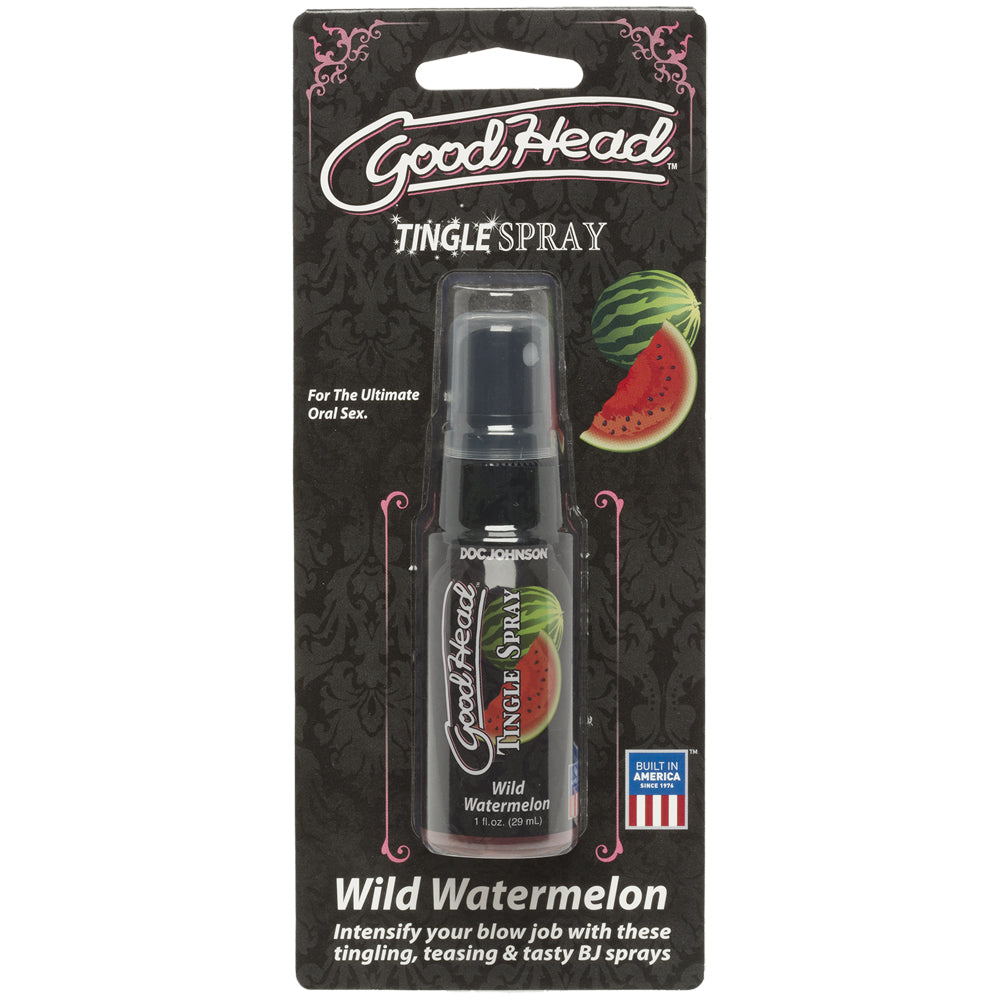 Goodhead Tingle Spray Wild Watermelon 1 oz. | 782421070052 | Discreet Personal Wellness