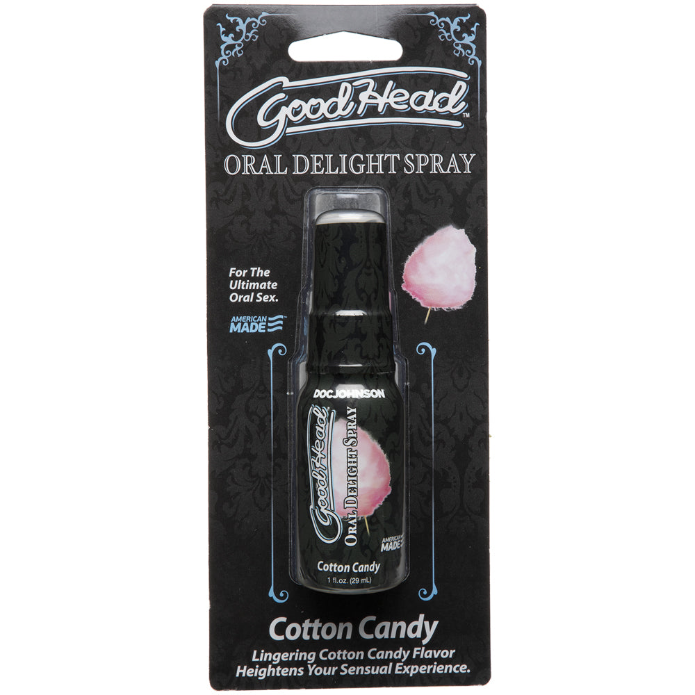 Goodhead Oral Delight Spray Cotton Candy 1 oz. | 782421070090 | Discreet Personal Wellness