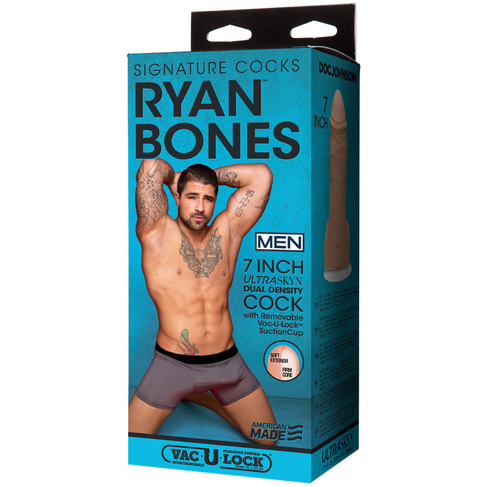 Ryan Bones 7" Ultraskyn Penis With Removable Vac-U-Lock Suction Cup | 782421073381 | Discreet Personal Wellness