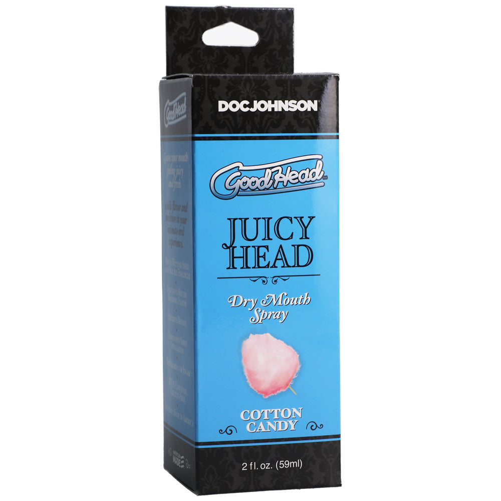 GoodHead Juicy Head Dry Mouth Spray Cotton Candy 2 oz. | 782421080600 | Discreet Personal Wellness