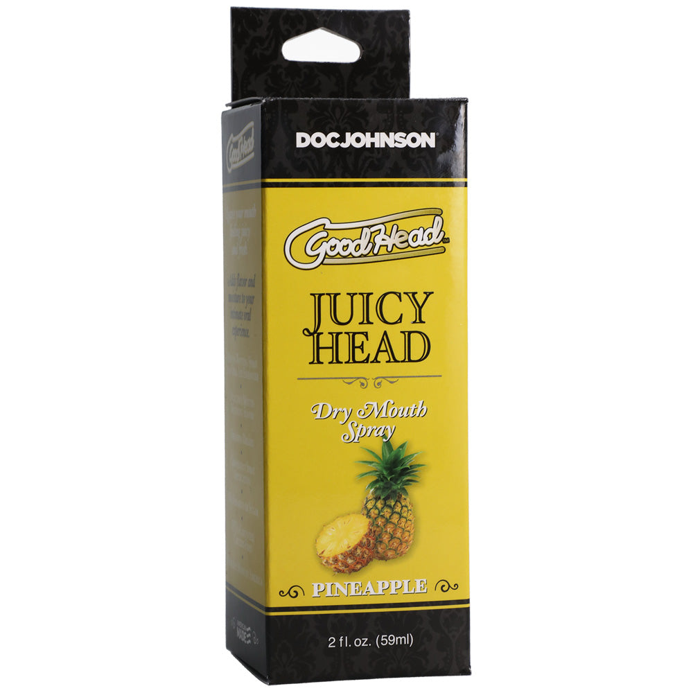 GoodHead Juicy Head Dry Mouth Spray Pineapple 2 oz. | 782421080617 | Discreet Personal Wellness