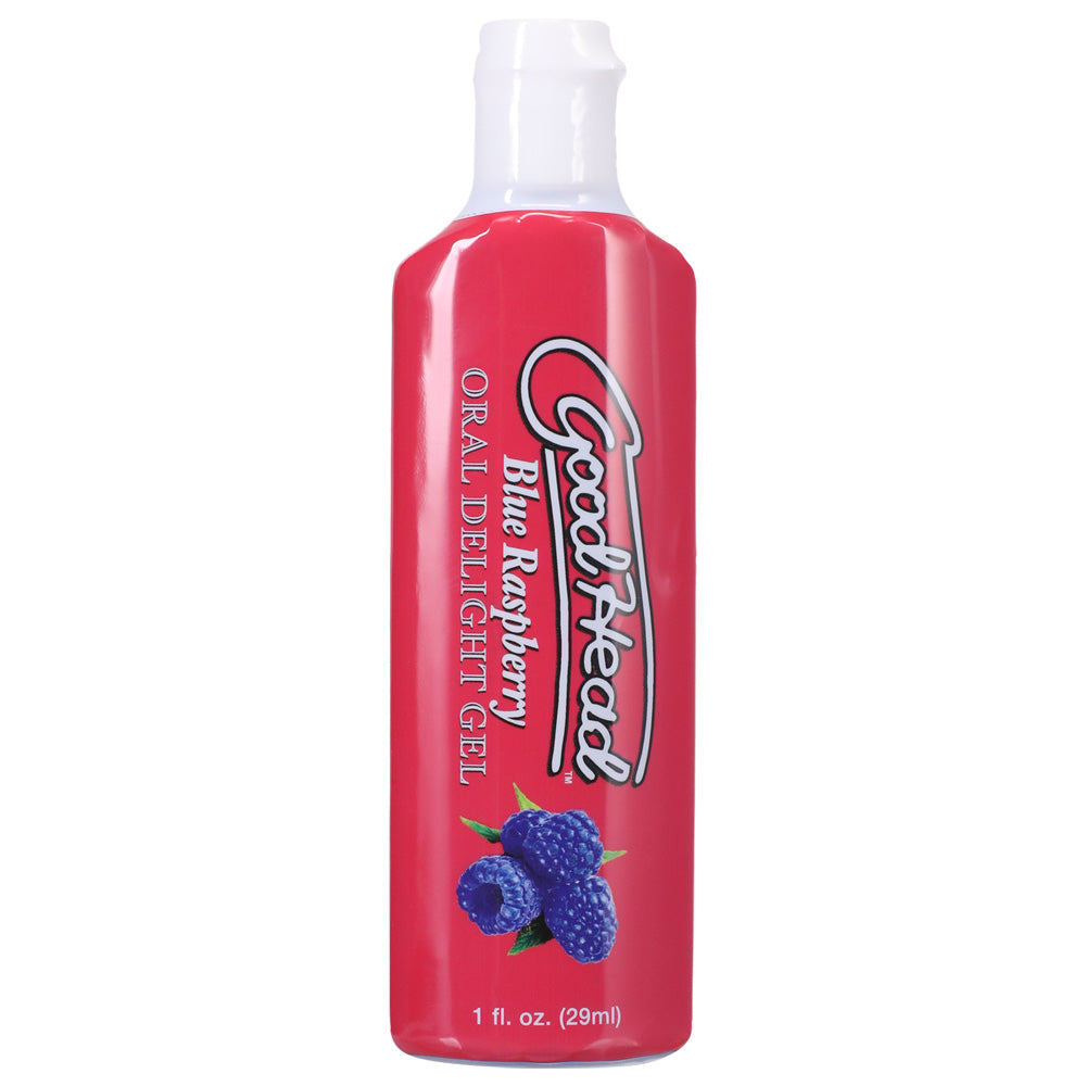 Goodhead Oral Delight Gel Blue Raspberry 1 oz. | 782421082468 | Discreet Personal Wellness