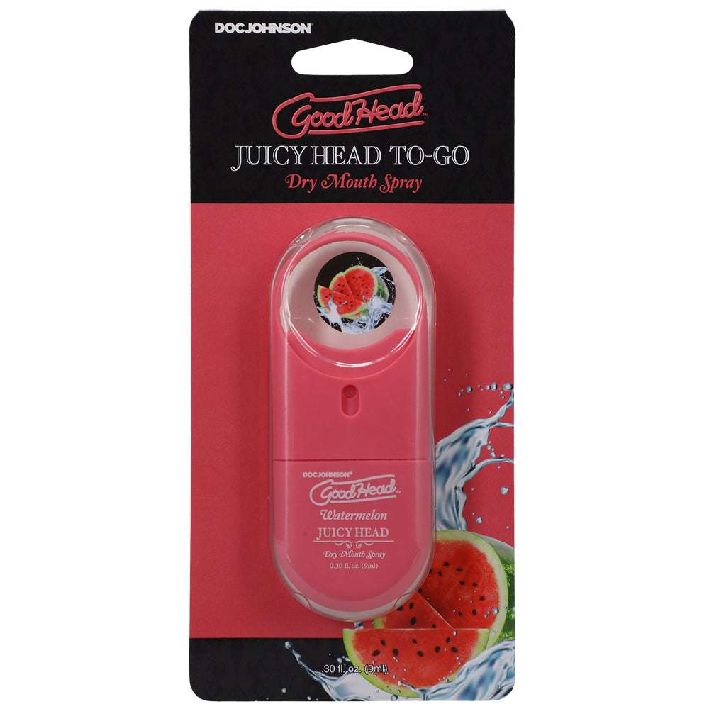 Goodhead Juicy Head Dry Mouth Spray To-Go Watermelon .30 oz | 782421083878 | Discreet Personal Wellness