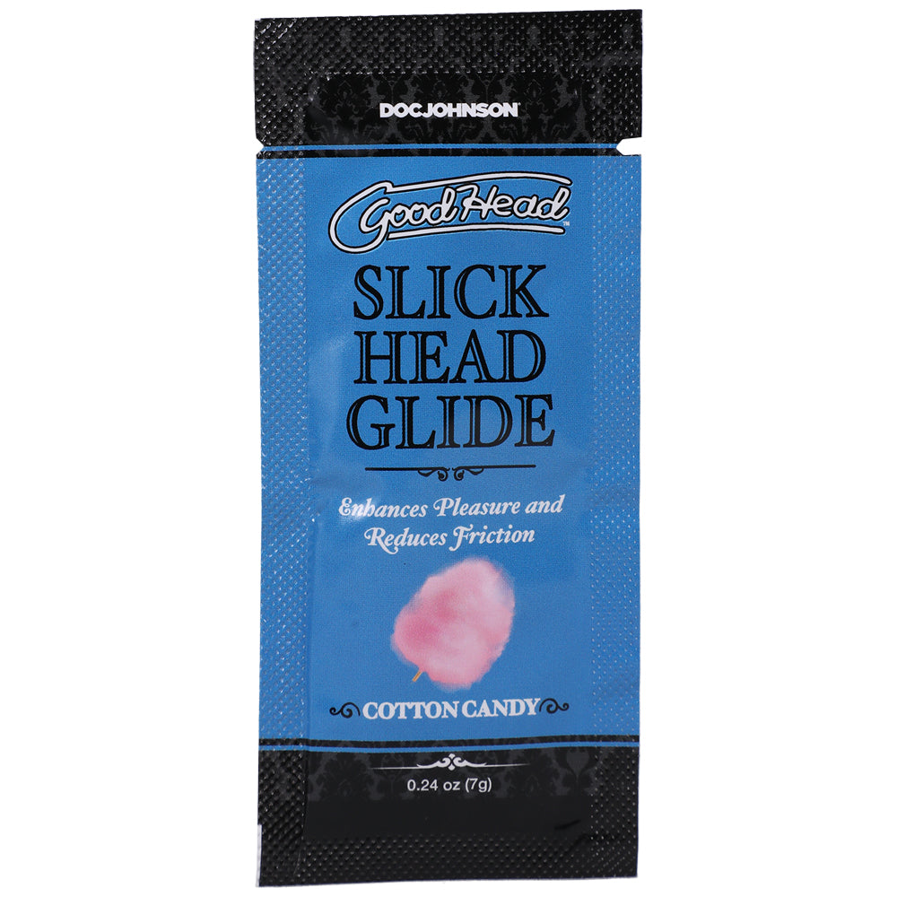 Goodhead Slick Head Glide Cotton Candy 48 Pieces 0.24 oz. | 782421085667 | Discreet Personal Wellness