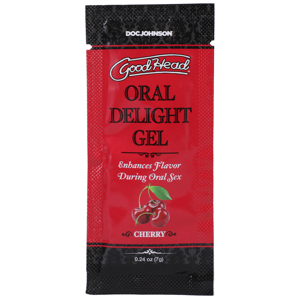 Goodhead Oral Delight Gel Cherry 48 Pieces 0.24 oz. | 782421085773 | Discreet Personal Wellness