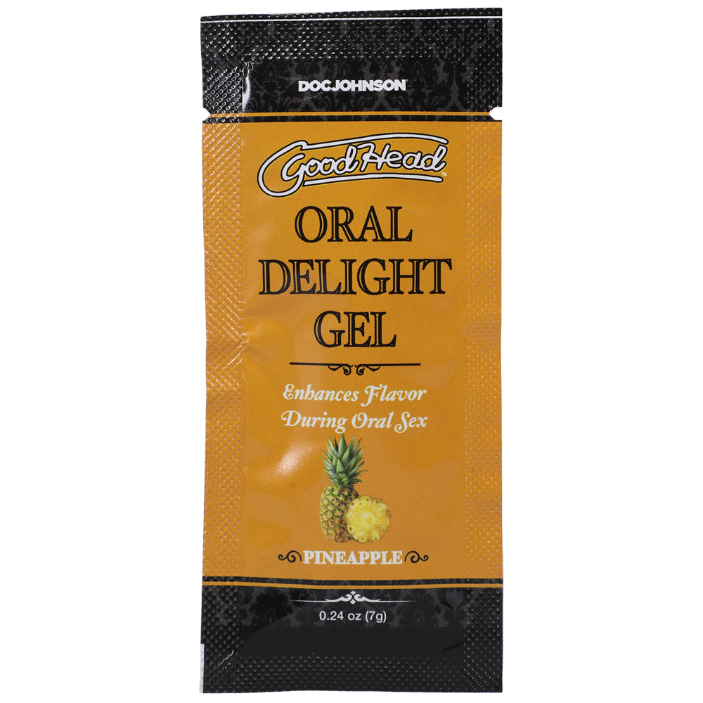 Goodhead Oral Delight Gel Pineapple 48 Pieces 0.24 oz. | 782421085810 | Discreet Personal Wellness