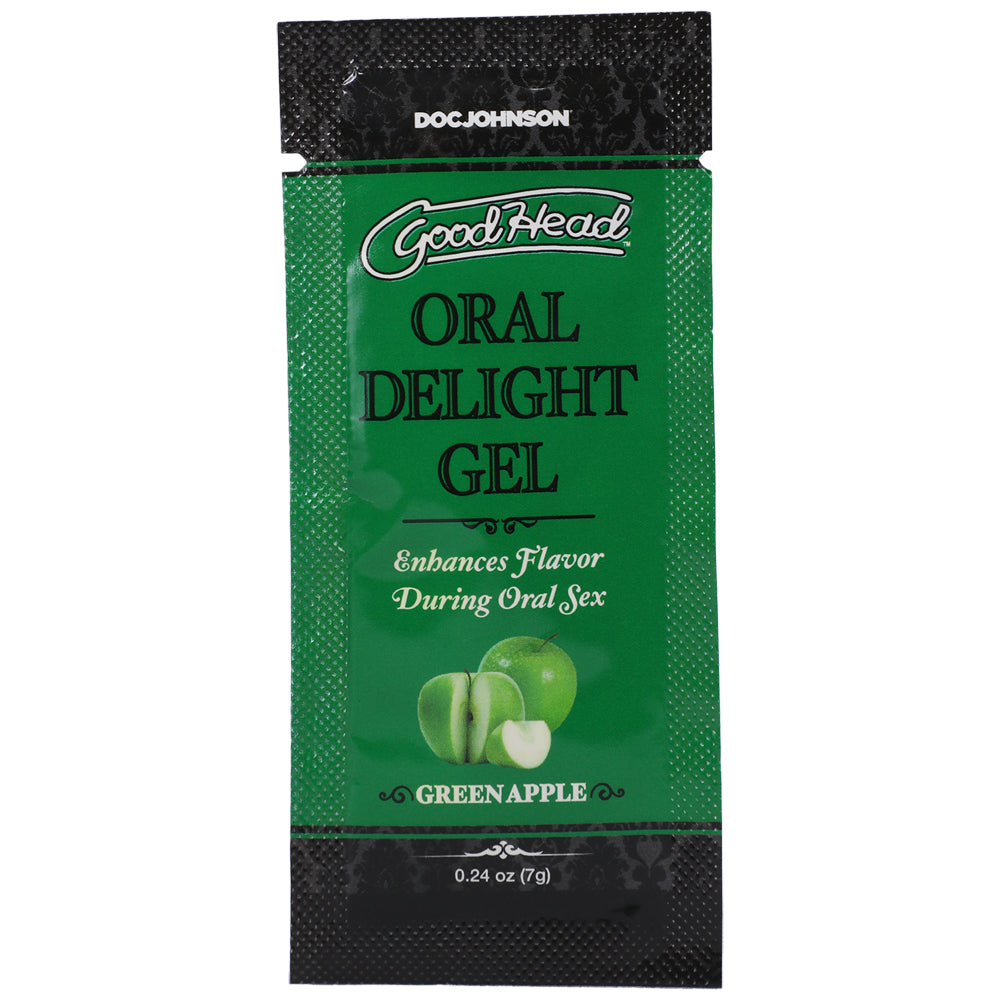 Goodhead Oral Delight Gel Green Apple 48 Pieces 0.24 oz. | 782421085834 | Discreet Personal Wellness