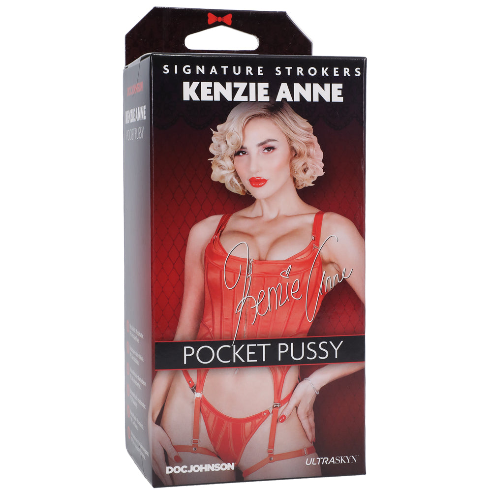Signature Strokers Kenzie Anne Ultraskyn Pocket Vagina Vanilla | 782421086176 | Discreet Personal Wellness