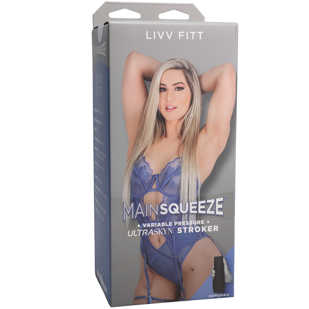 Main Squeeze Livv Fitt Ultraskyn Stroker Vagina Vanilla | 782421086947 | Discreet Personal Wellness