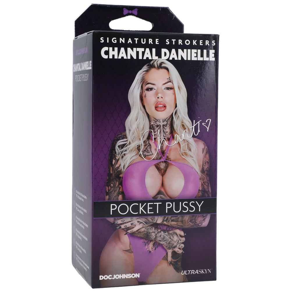 Signature Strokers Chantal Danielle Ultraskyn Pocket Vagina Vanilla | 782421086985 | Discreet Personal Wellness