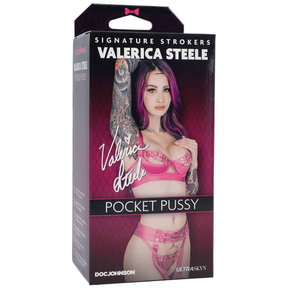 Signature Strokers Valerica Steele Ultraskyn Pocket Vagina Vanilla | 782421087043 | Discreet Personal Wellness