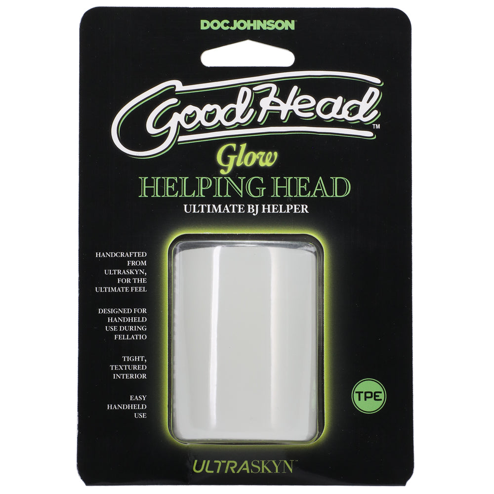 Goodhead Glow Helping Head Frost Green Glow | 782421087395 | Discreet Personal Wellness