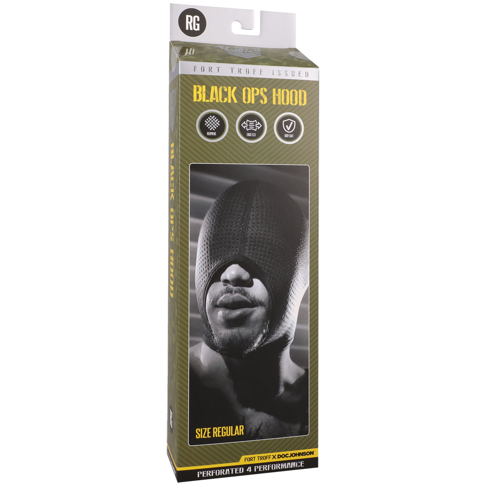 Fort Troff Black Ops Hood Regular Black | 782421088262 | Discreet Personal Wellness