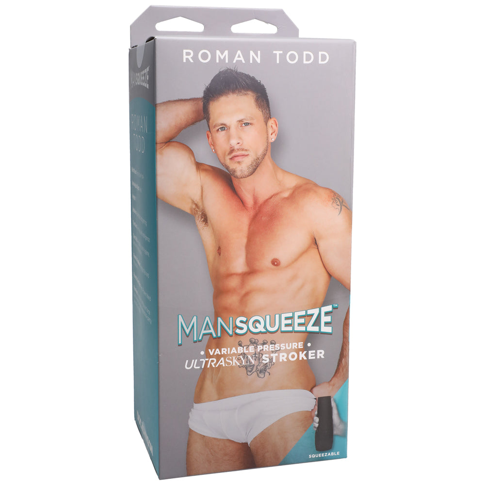 Man Squeeze Roman Todd Ultraskyn Stroker Ass Vanilla | 782421088576 | Discreet Personal Wellness