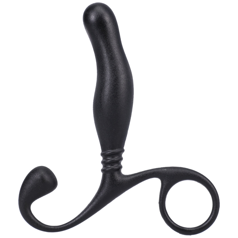 Prostate Massager In A Bag Black | 782421088651 | Discreet Personal Wellness
