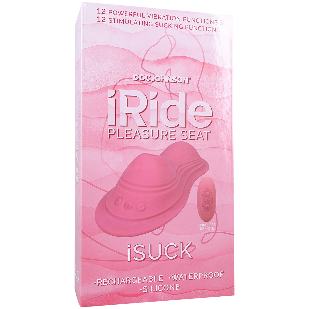 iRide Pleasure Seat iSuck Dusty Pink | 782421091361 | Discreet Personal Wellness
