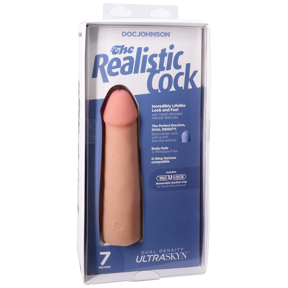 The Realistic Penis Ultraskyn 7" Vanilla | 782421091637 | Discreet Personal Wellness