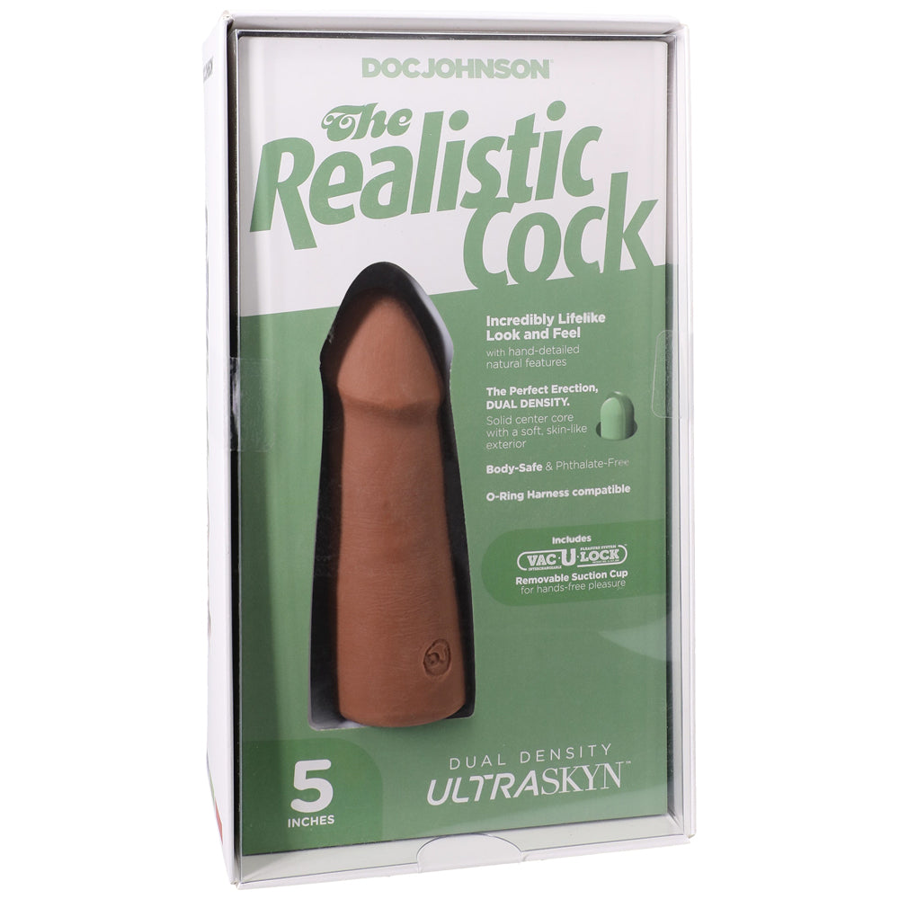 The Realistic Penis Ultraskyn 5" Caramel | 782421091682 | Discreet Personal Wellness