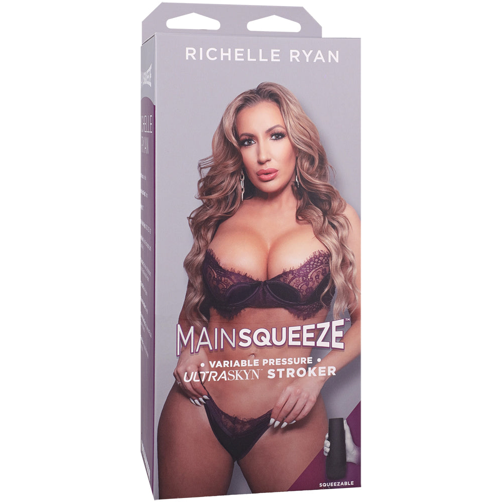 Main Squeeze Richelle Ryan Ultraskyn Stroker Vagina Vanilla | 782421091736 | Discreet Personal Wellness