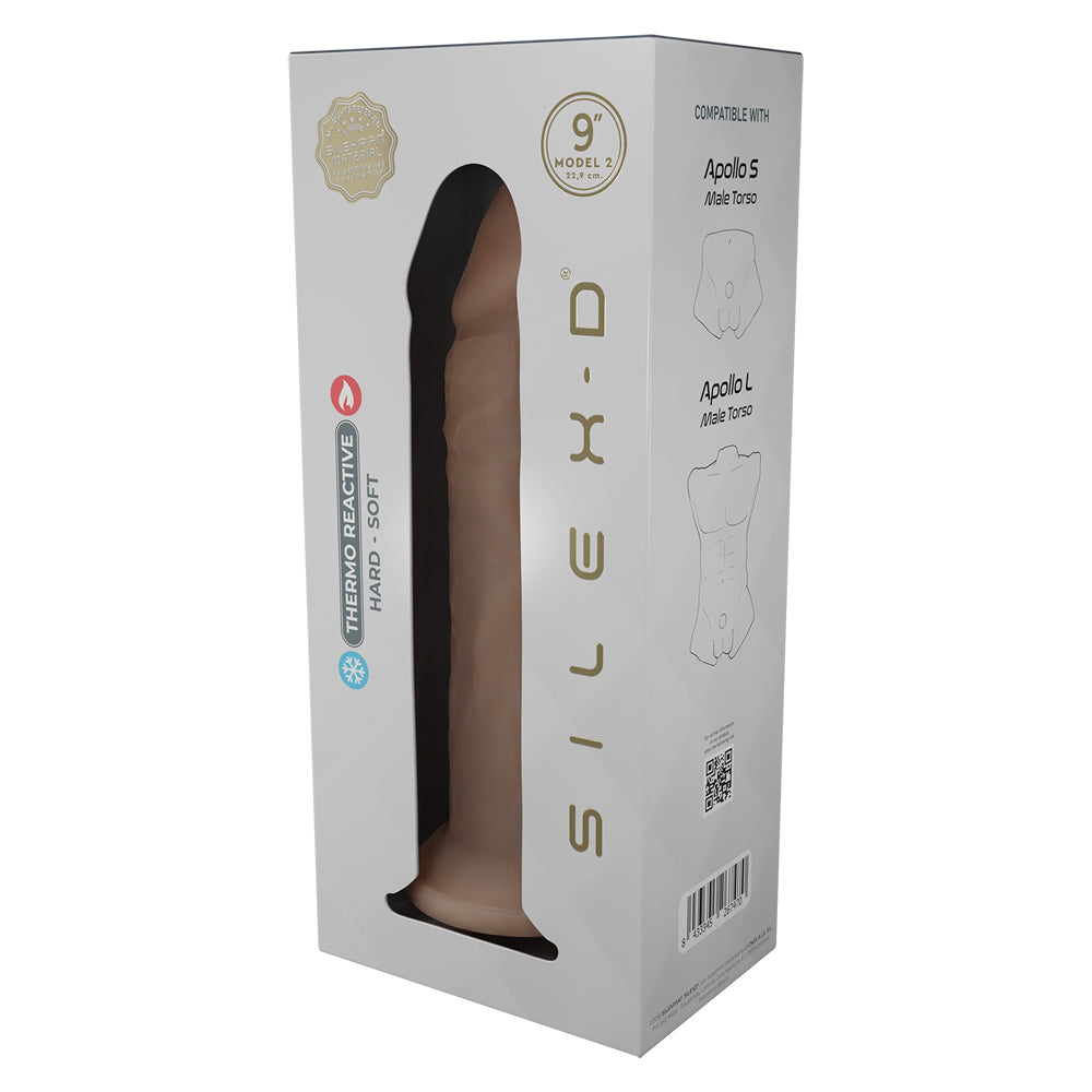 Silex-D Liquid Silicone Model 2 Dildo 9" Vanilla | 782421093983 | Discreet Personal Wellness