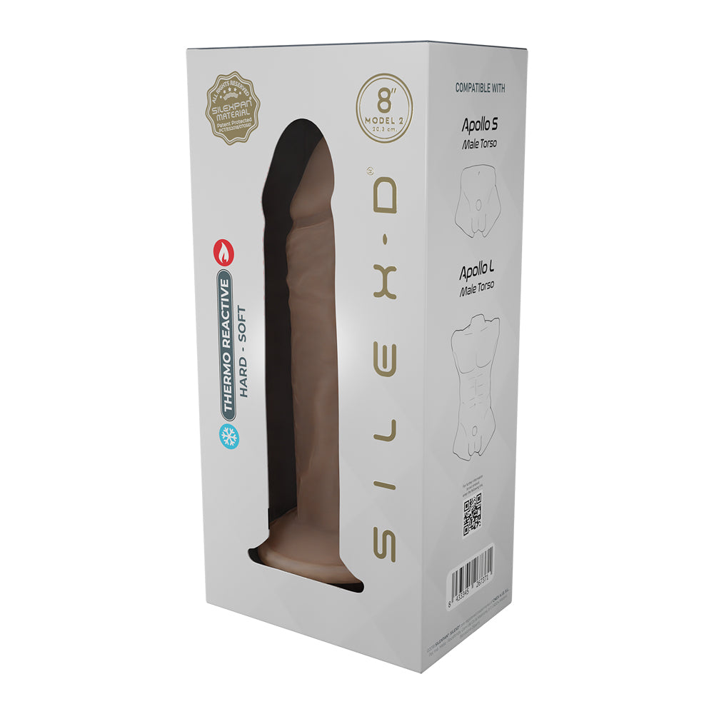 Silex-D Liquid Silicone Model 2 Dildo 8" Vanilla | 782421093990 | Discreet Personal Wellness