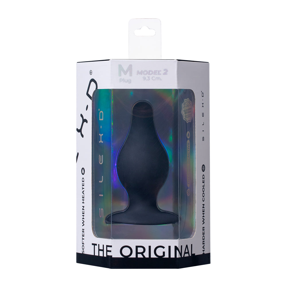Silex-D The Original Plug Model 2 Dildo 3.5" M Black | 782421094065 | Discreet Personal Wellness