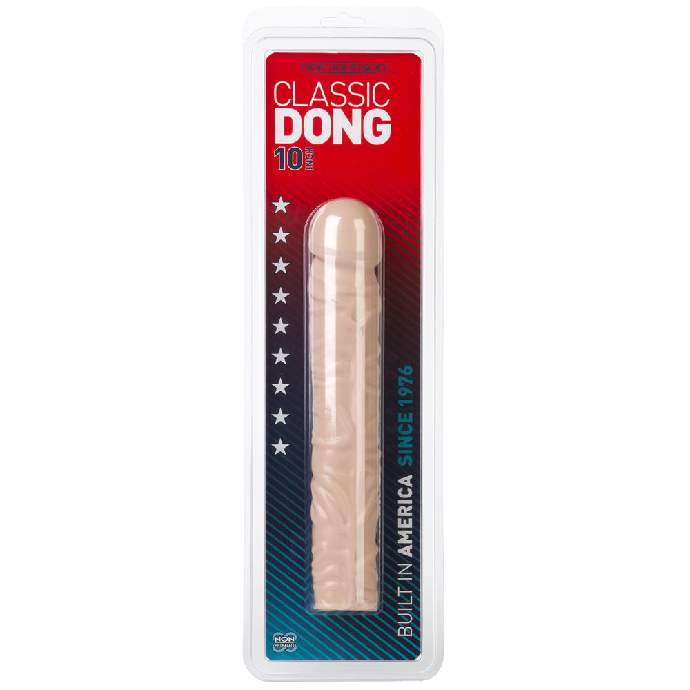Classic Penis - 10" White | 782421117009 | Discreet Personal Wellness