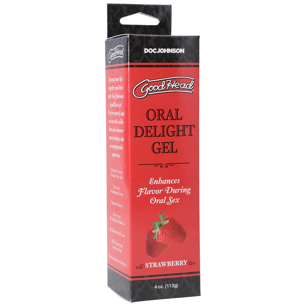 Goodhead - Oral Delight Gel - Sweet Strawberry | 782421501600 | Discreet Personal Wellness