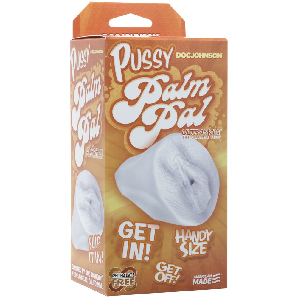 Palm Pal - ULTRASKYN - Vagina - Frosted Clear - Clear | 782421606114 | Discreet Personal Wellness