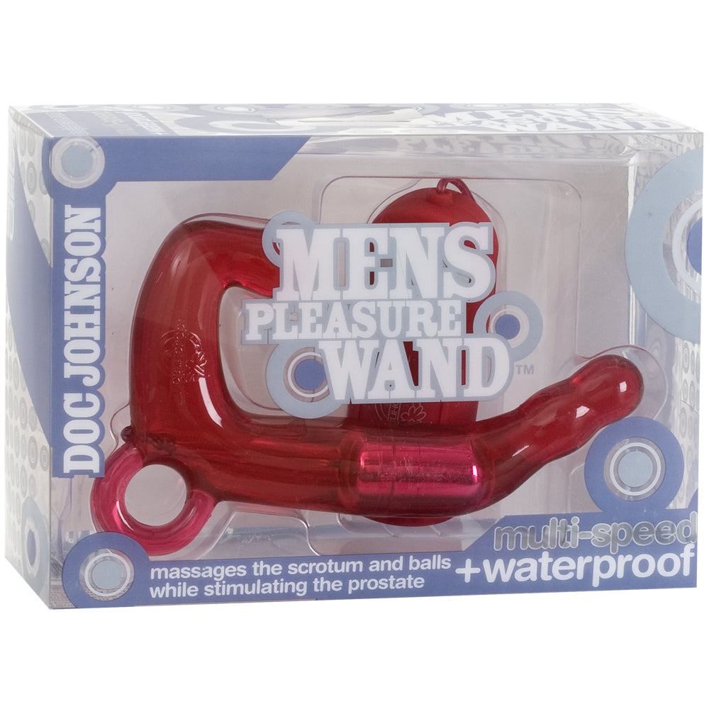 Men's Pleasure Wand Red | 782421642310 | Discreet Personal Wellness