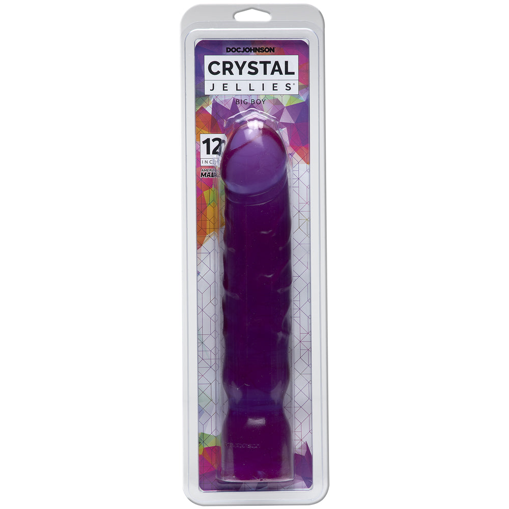 Crystal Jellies - 12" Big Boy Purple | 782421931117 | Discreet Personal Wellness